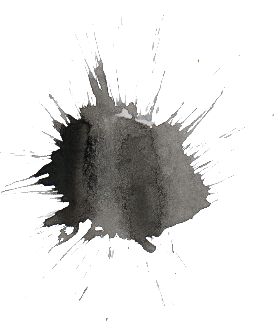 Free Download - Watercolor Black And Grey (936x1096), Png Download