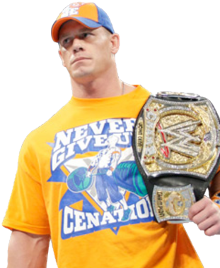 Wwe John Cena Wwe Champion 2010 (331x400), Png Download