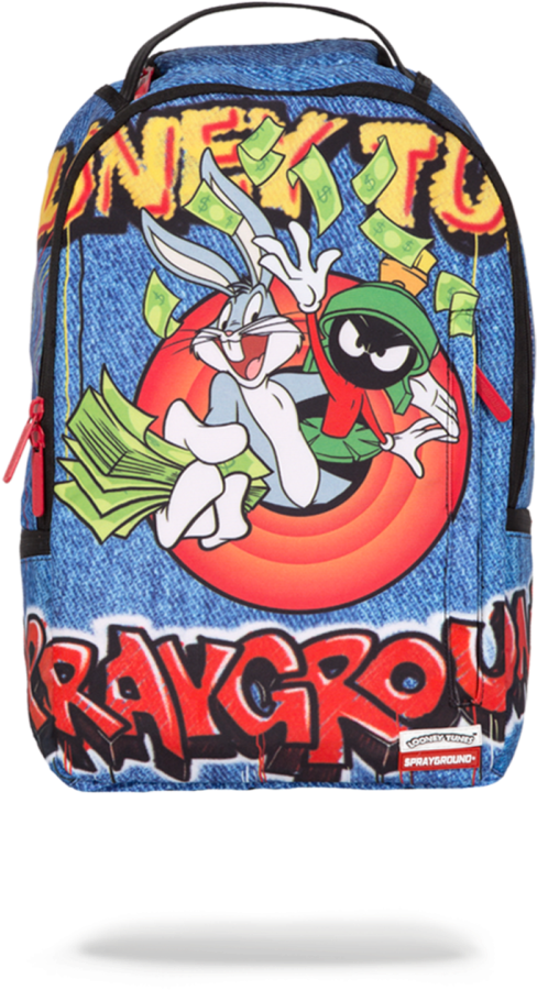 Looney Tunes Rainin Money - Sprayground Backpack Looney Tunes (803x1024), Png Download