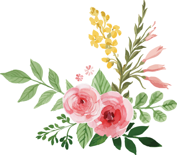 Beauty El Cuaderno De Mariale Pinterest - Watercolor-rosa Rosen-blumenhallo, Das An Sie Postkarte (617x538), Png Download