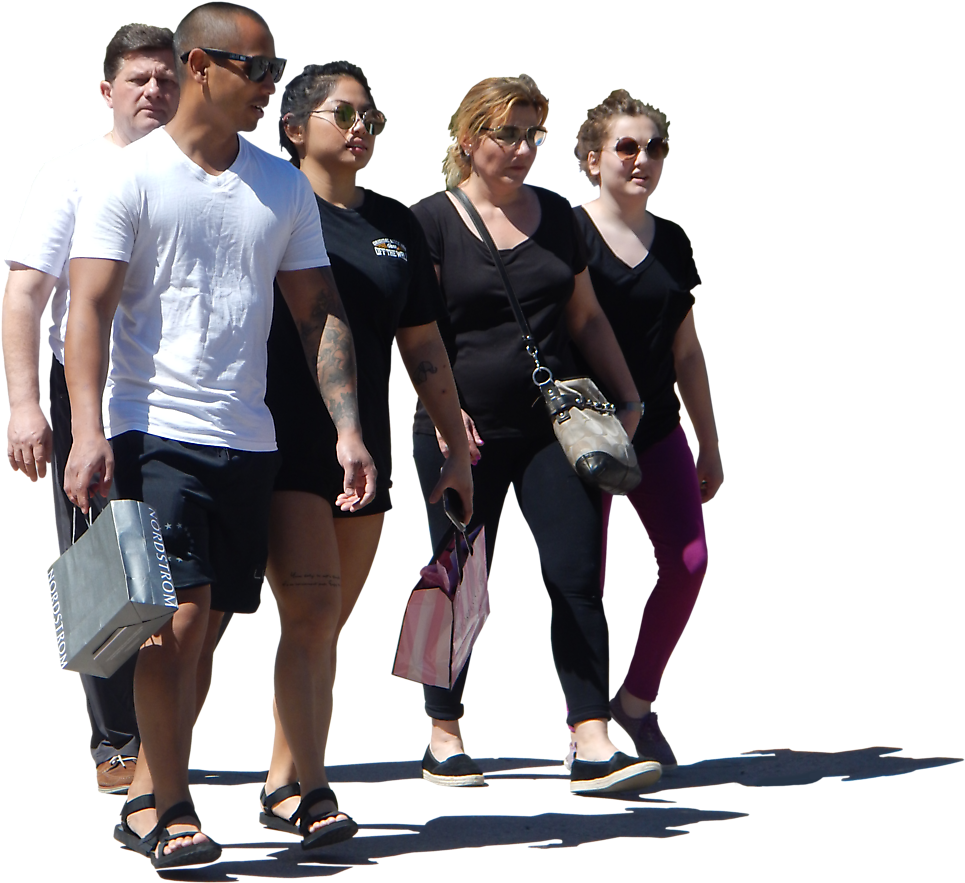 Urban People Group - Group Of People Png (1100x1100), Png Download