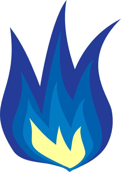Blue Flames In - Purple Fire Flame Transparent (420x597), Png Download