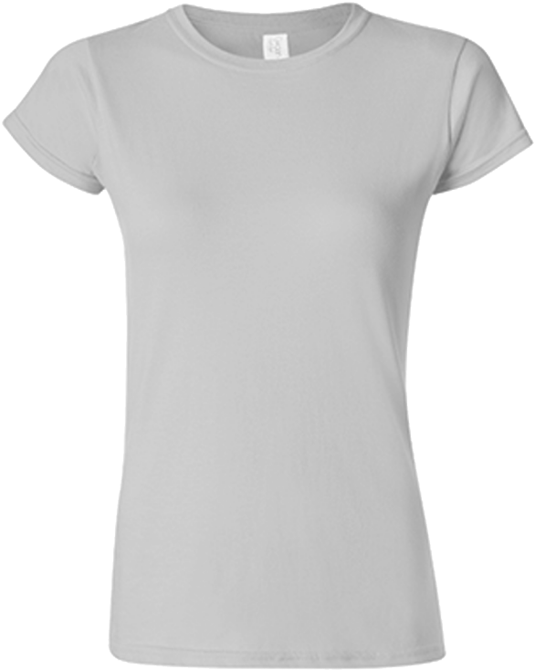 Womens T-shirt - Gildan T Shirt Front (800x800), Png Download