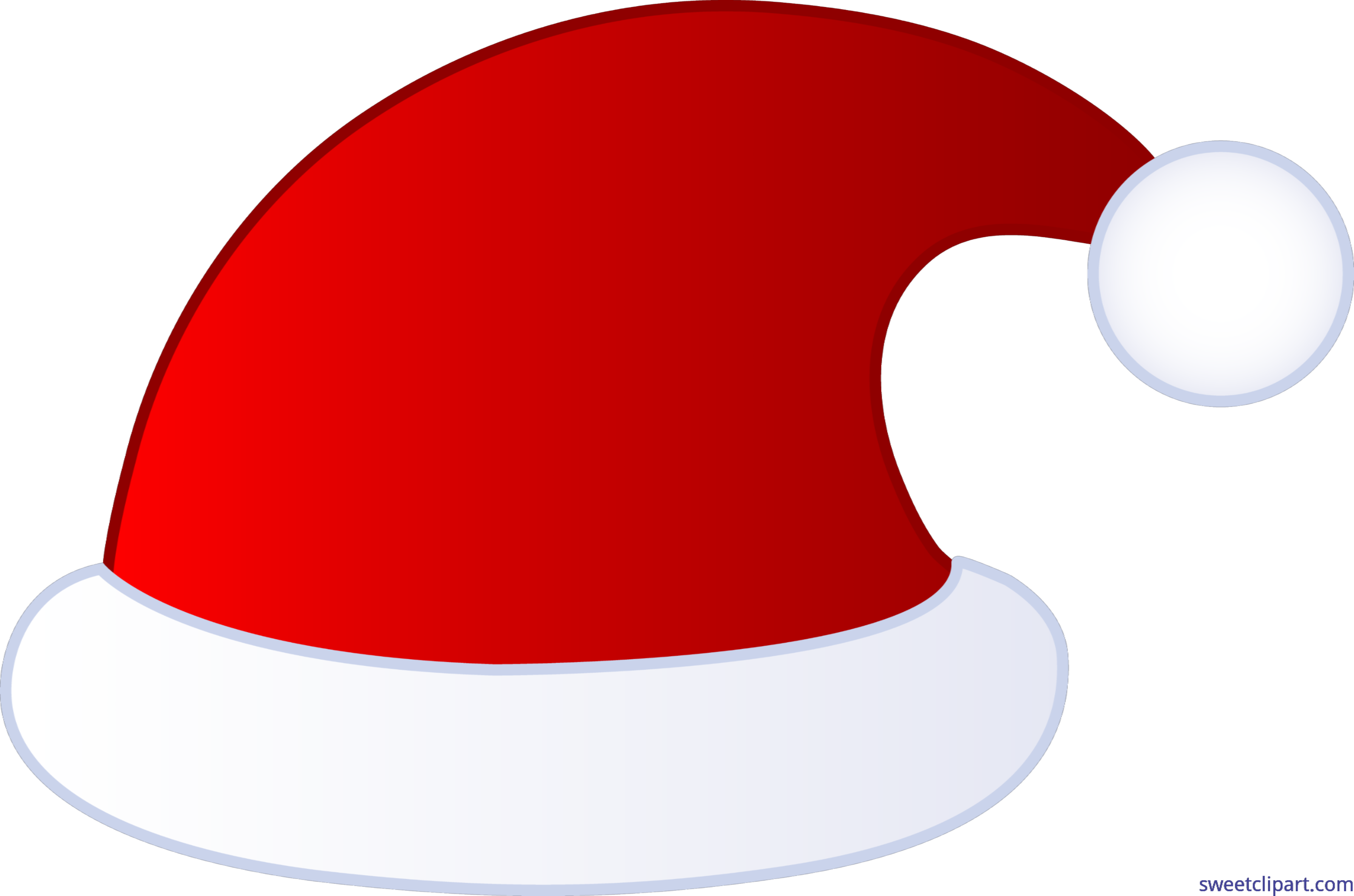 Santa Hat Clip Art - Santa Claus Cap Clipart (4938x3271), Png Download