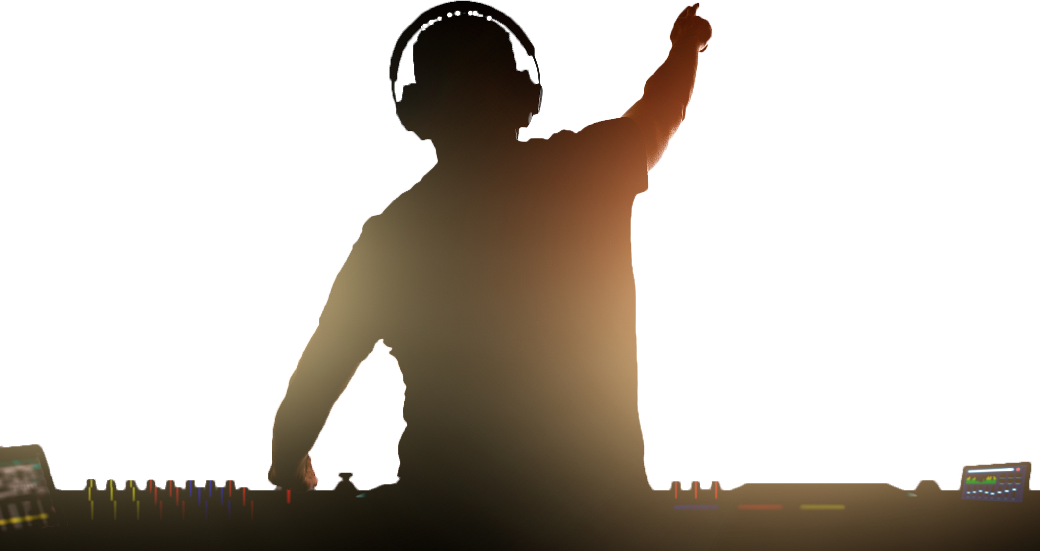 Dj Silhouette Png - Transparent Dj Silhouette (2121x1414), Png Download
