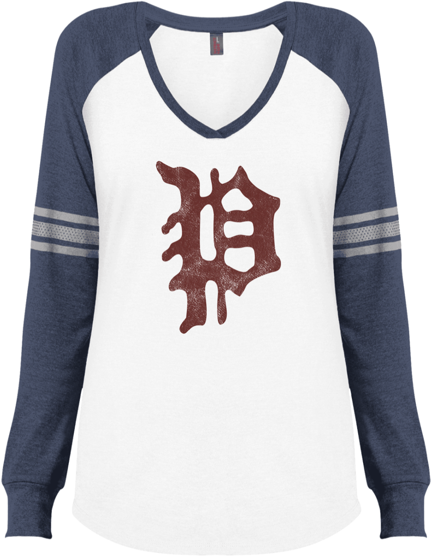 Retro Philadelphia Baseball Ladies' Game Long Sleeve - Shirt (1155x1155), Png Download