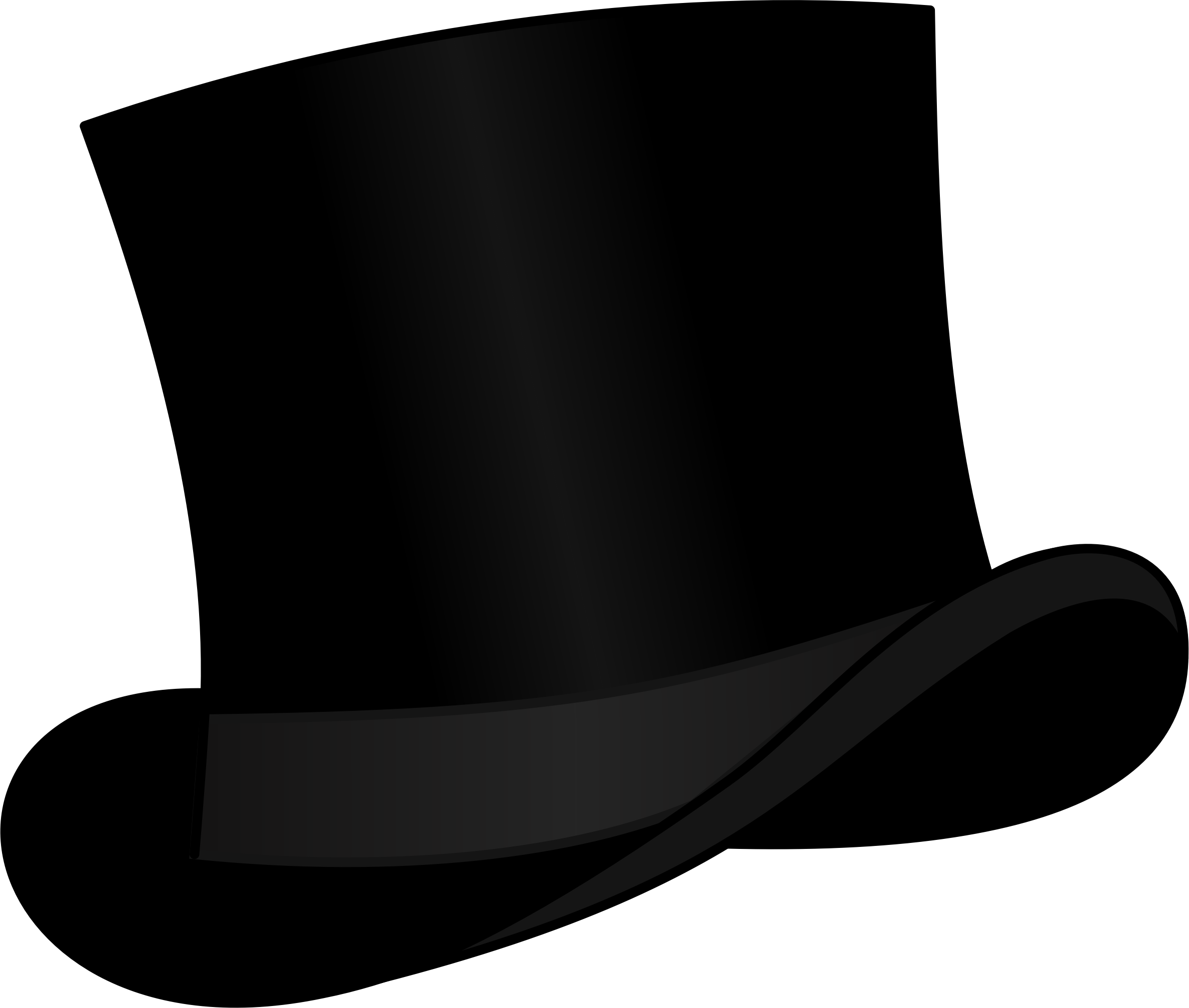 This Free Icons Png Design Of Top Hat Black (2377x2015), Png Download