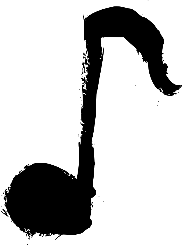 Free Download - Grunge Musical Symbols Transparent Bg (624x839), Png Download
