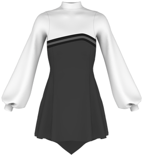 Dancewear Dress Pattern, Ice Skate Dress Pattern, Roller - Leotard (416x416), Png Download