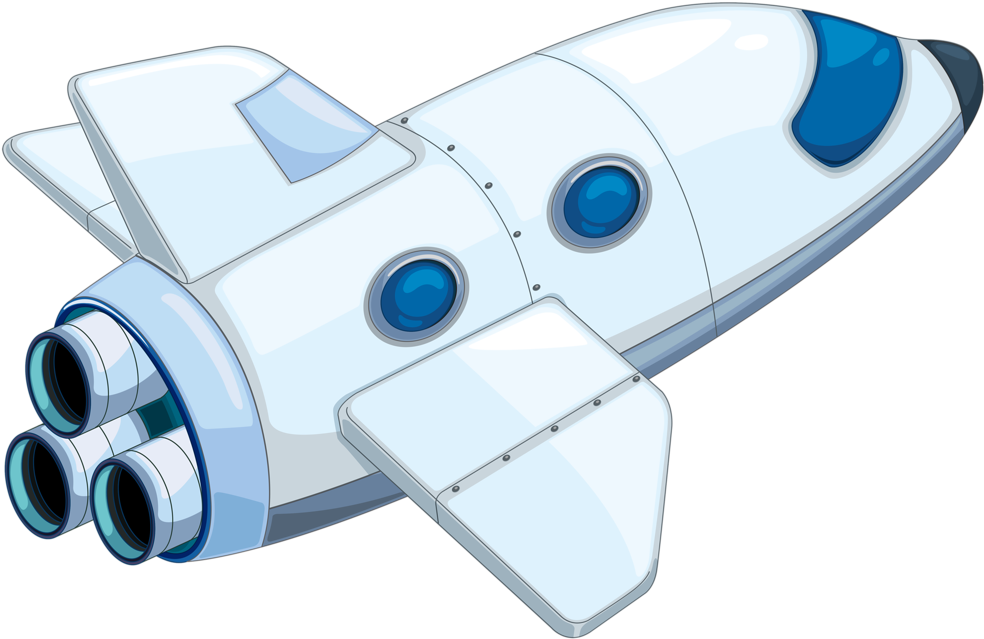 Space Clipart Shutle - Space Shuttle Clipart Png (500x366), Png Download