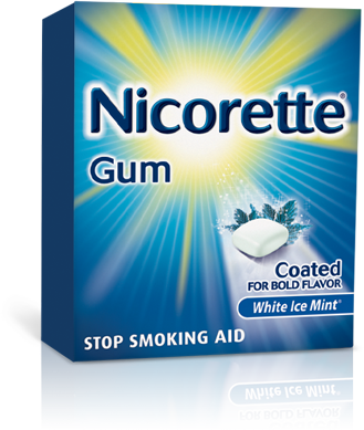 Nicorette Gum Coupon Pay Only $19 - Nicorette Otc Stop Smoking Nicotine Gum, 4mg-white (329x389), Png Download