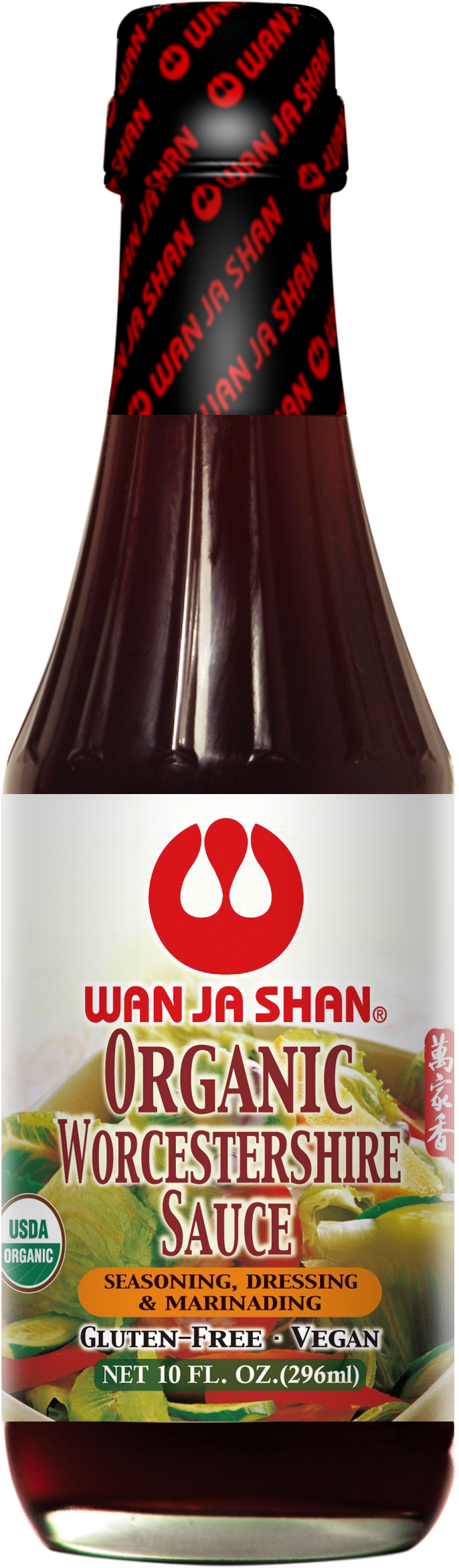 Wanjashan Organic Worcestershire Sauce - Worcestershire Sauce Png (1136x2551), Png Download
