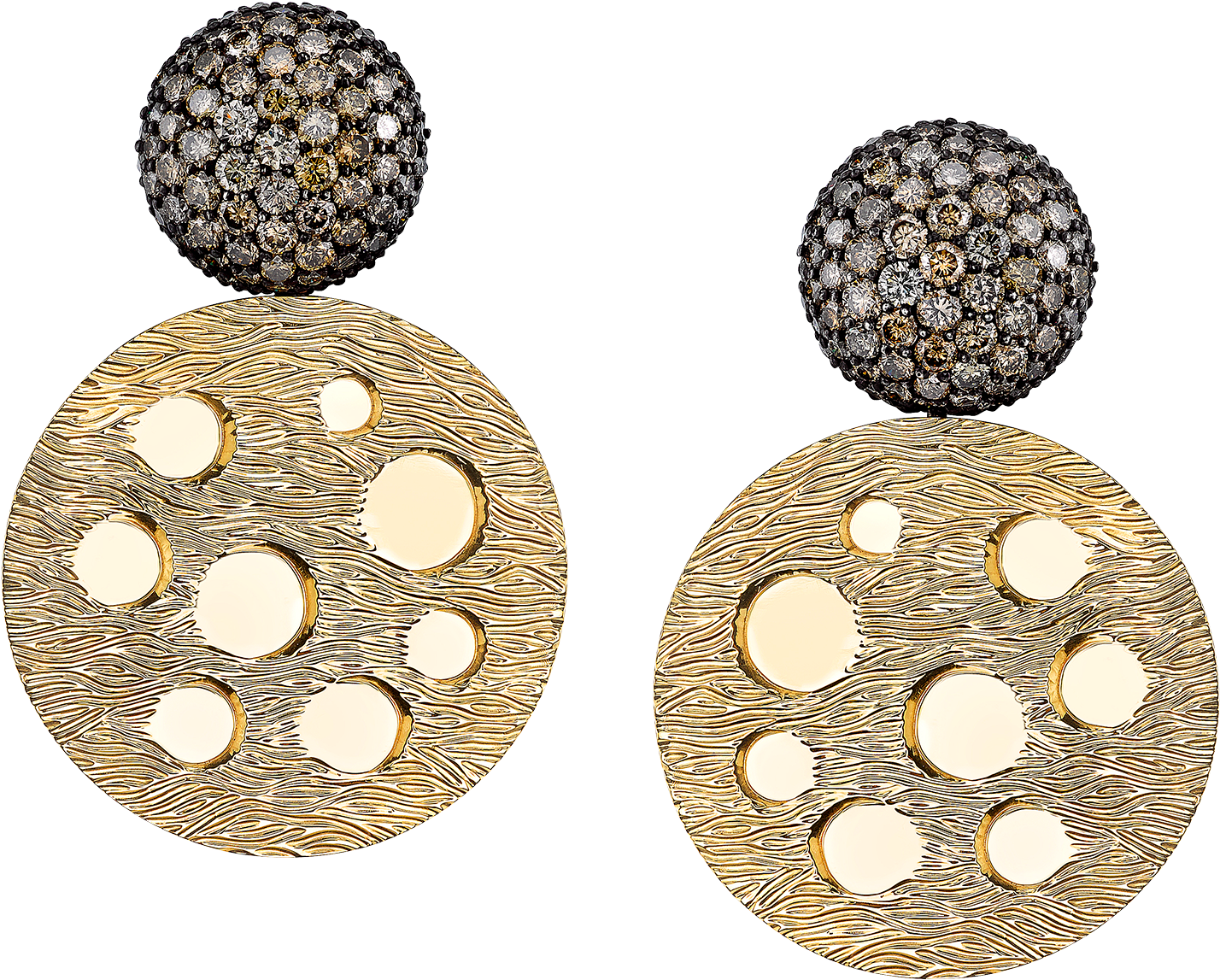 That '80s Show - Big Gold Earrings Png (1500x1496), Png Download