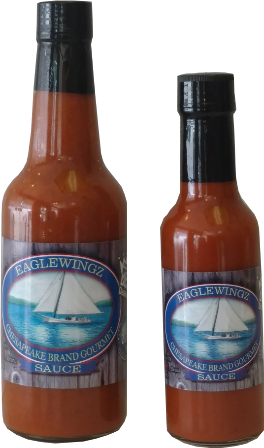 Eaglewingz Chesapeake Brand Hot Sauce - Chesapeake (1000x1000), Png Download