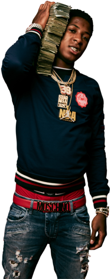 Share This Image - Nba Youngboy Sticker (244x600), Png Download
