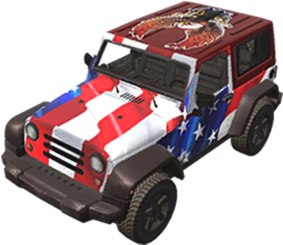 Patriotic Outfit - H1z1 Jeep (440x320), Png Download