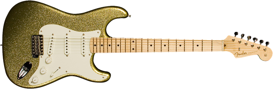 Limited Wildwood "10s" 1957 Stratocaster® Nos- Gold - Fender Custom Shop Gold Strat (886x300), Png Download