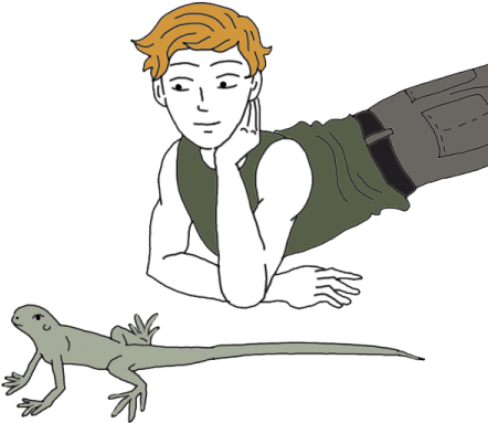 Lizard - Lizard In Girls Dream (450x450), Png Download