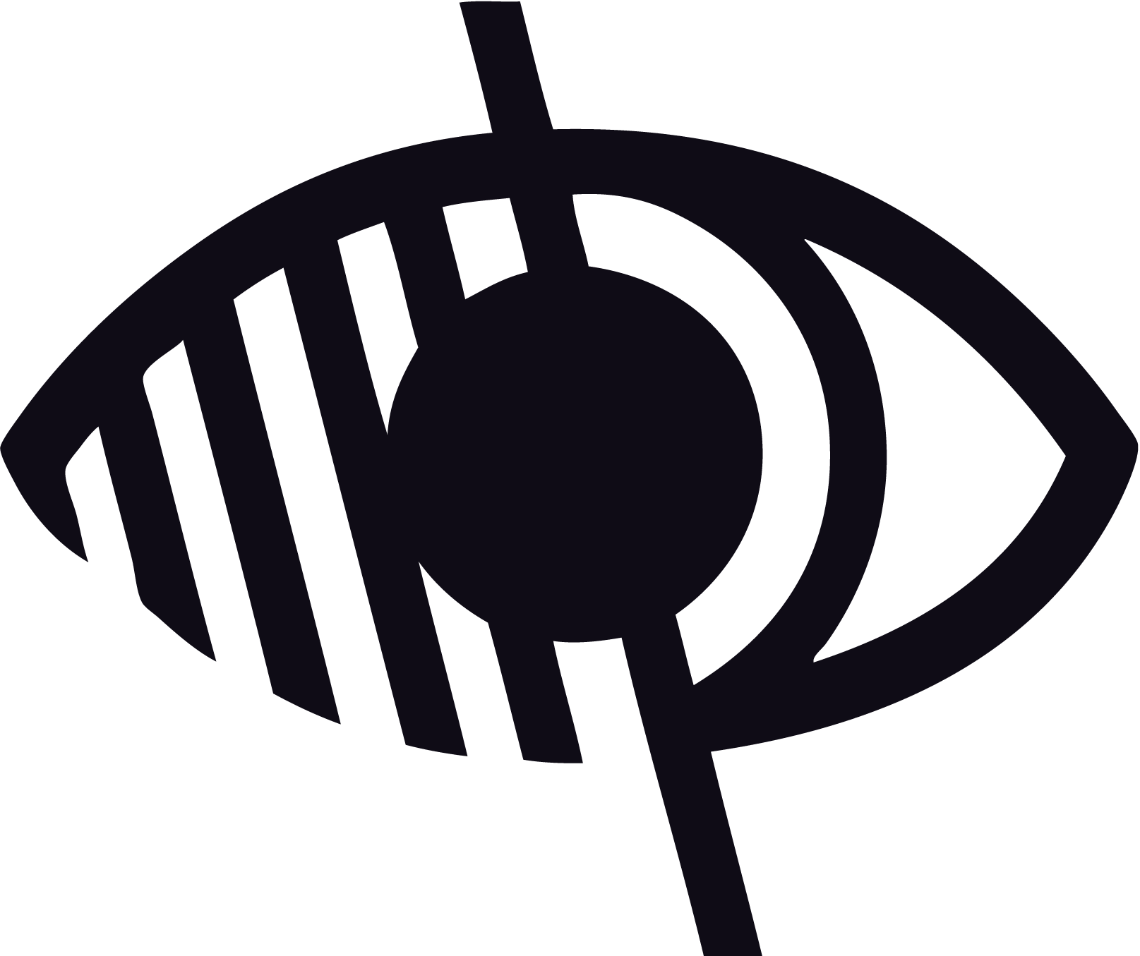 Handicap Visuel Picto - Blind Icon (1615x1355), Png Download