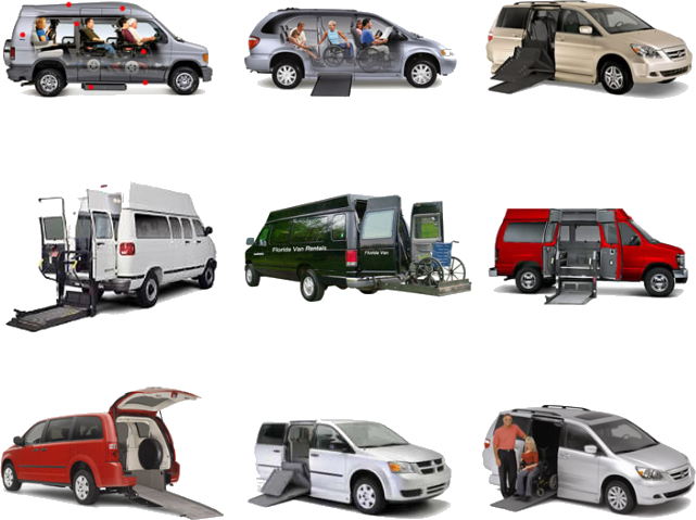 Florida Wheelchair Van Rentals - Handicapped Transportation (641x479), Png Download