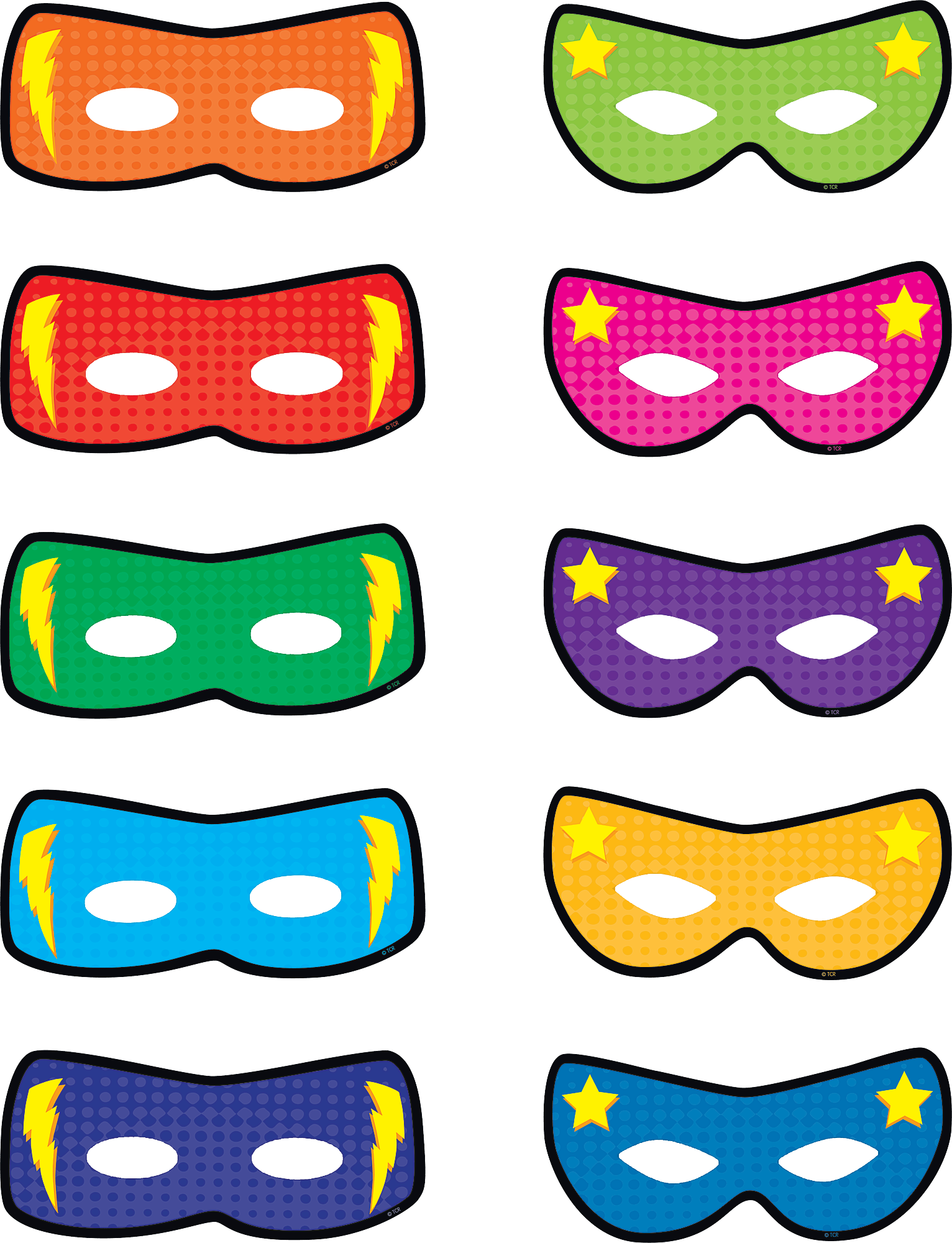 Superhero Masks Clip Art (1532x2000), Png Download