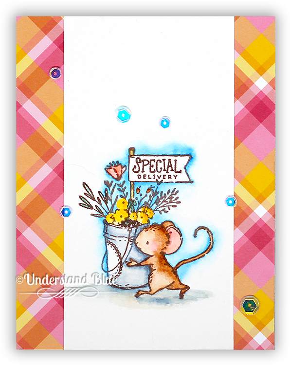 Special Delivery Mouse - Cartoon (650x818), Png Download