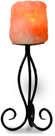 Fancy Shape Iron Wrought Tealight Holder - Bougeoir Naturel Sur Grand Socle. Bio-elements (559x559), Png Download