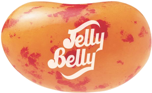 Jelly Belly Peach Jelly Beans - Peach Jelly Belly Png (500x500), Png Download