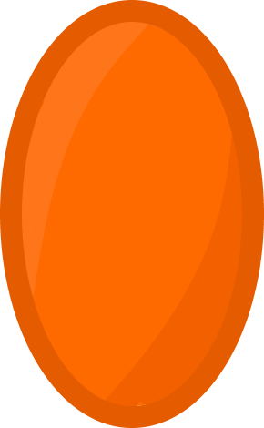 Jelly Bean Orange - Orange Dot Clipart (290x470), Png Download