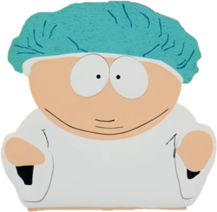 Patient-cartman - Dan-san (721x723), Png Download