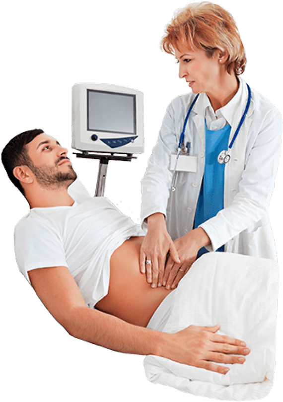 Playa Vista Medical Center - Doctor And Patient Png (600x849), Png Download