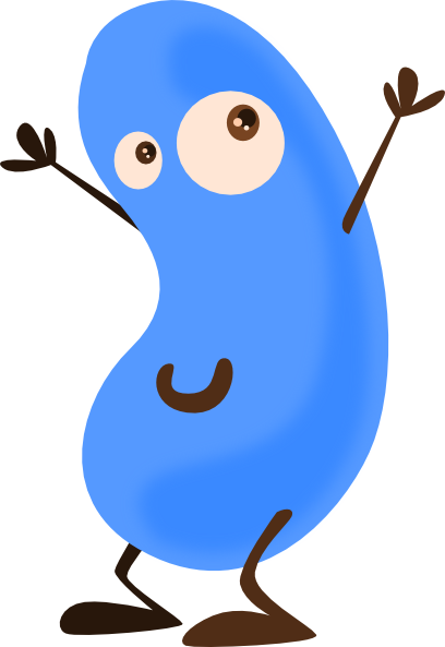Jelly Beans Clipart Cartoon - Bean Clipart (408x593), Png Download