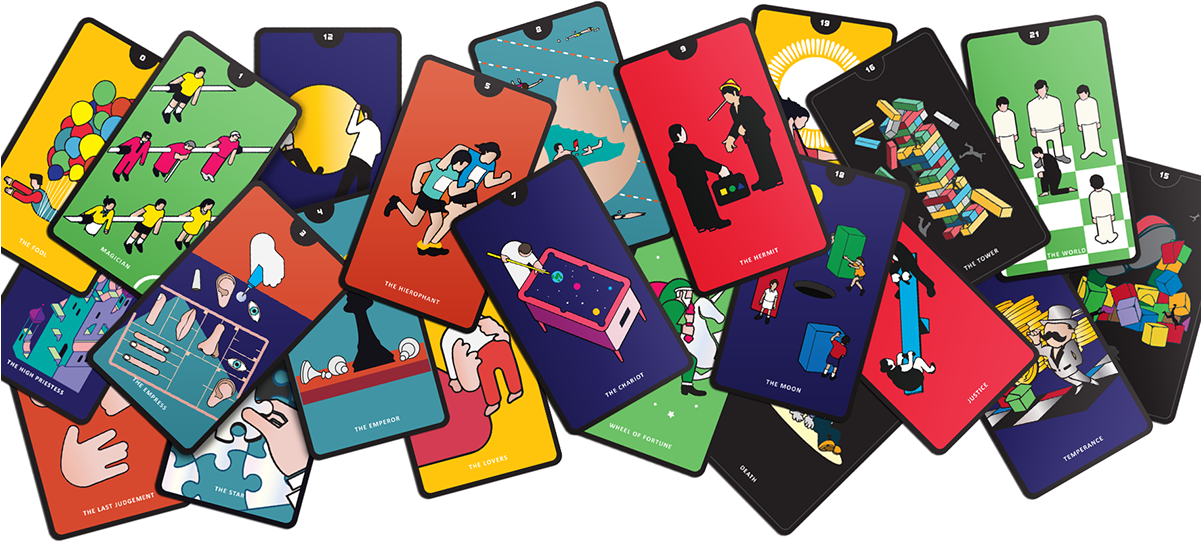 Kidult Tarot Card - Tarot (1200x561), Png Download