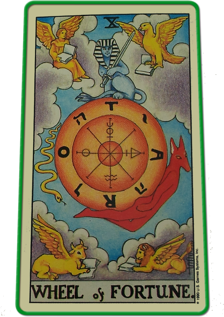 Card Image2 Wheel - Tarot (778x1024), Png Download
