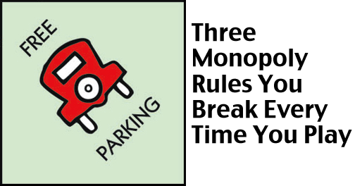 It Doesn't Collect Or Gather Money, And It Certainly - Monopoly Free Parking Logo (504x264), Png Download