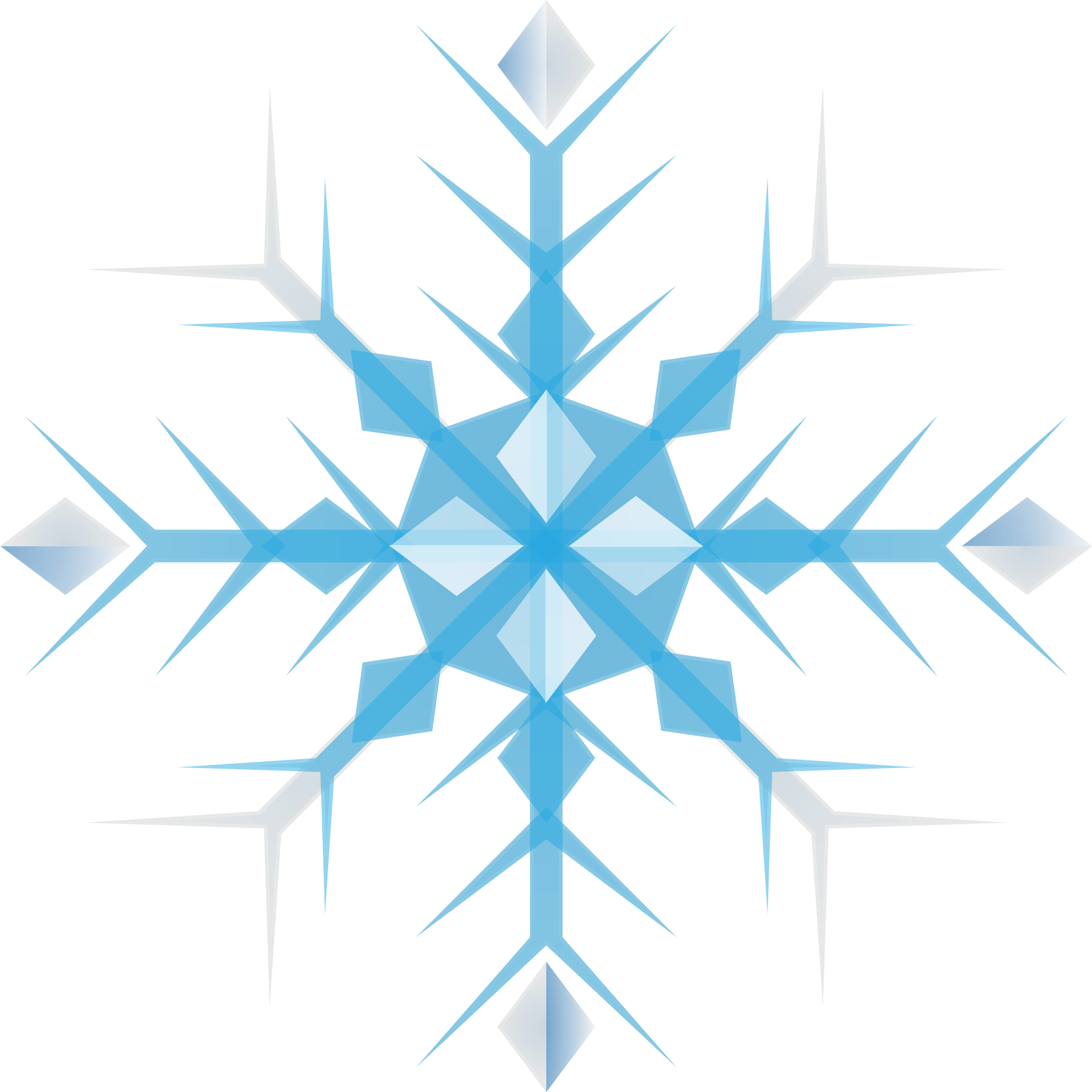 Download Snowflake Free To Use Clip Art - Blue Snowflake Clip Art - HD ...
