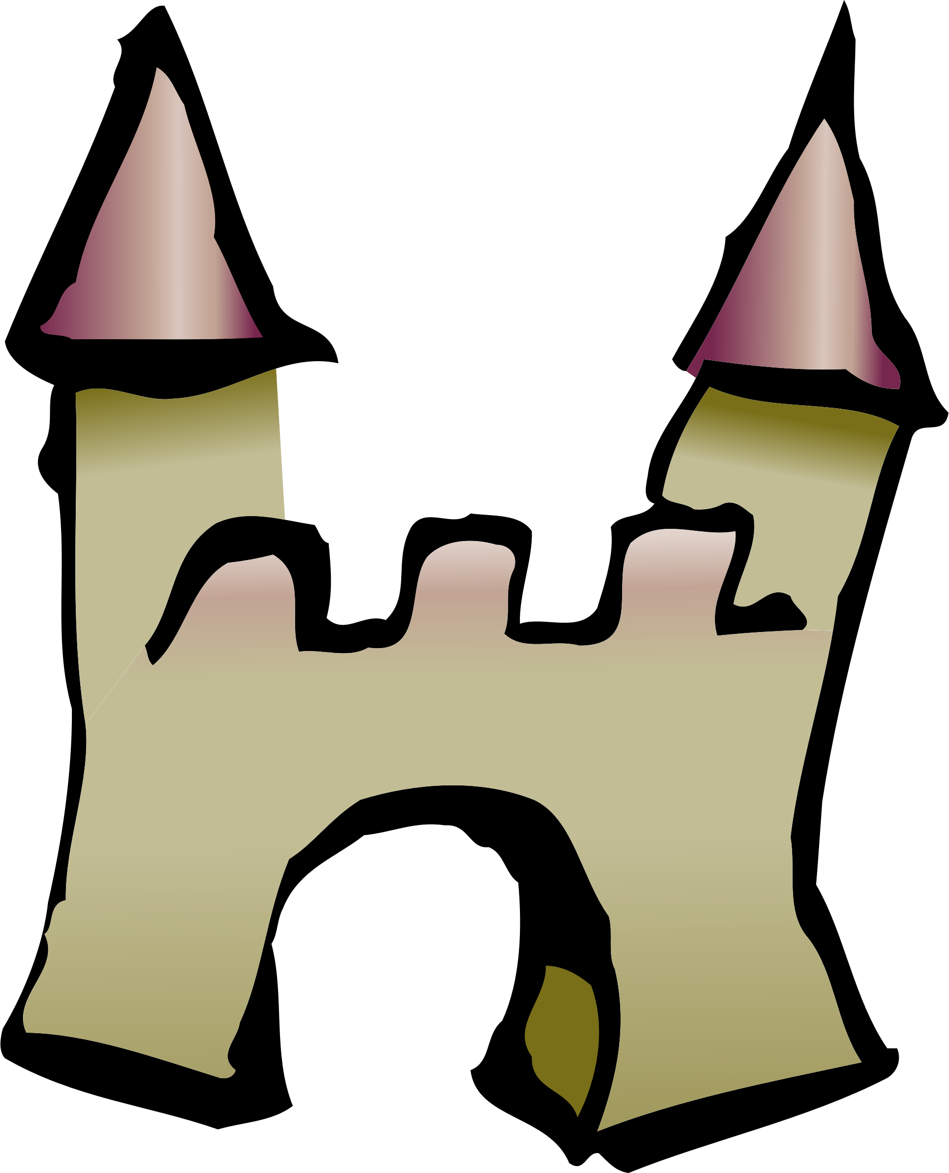 Castle Clipart At Getdrawings - Icon (1942x2400), Png Download