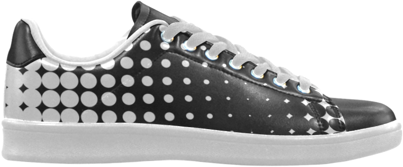 Black And White Halftone Pattern By Artformdesigns - Running Shoe (1000x1000), Png Download