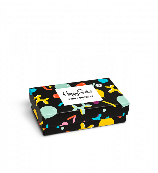 Happy Socks - Mens Happy Socks-socks Balloon Animal Birthday Gift (548x600), Png Download