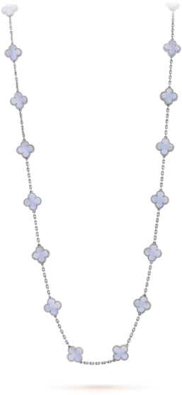 Vintage Alhambra Long Necklace, 20 Motifs - Necklace (620x620), Png Download