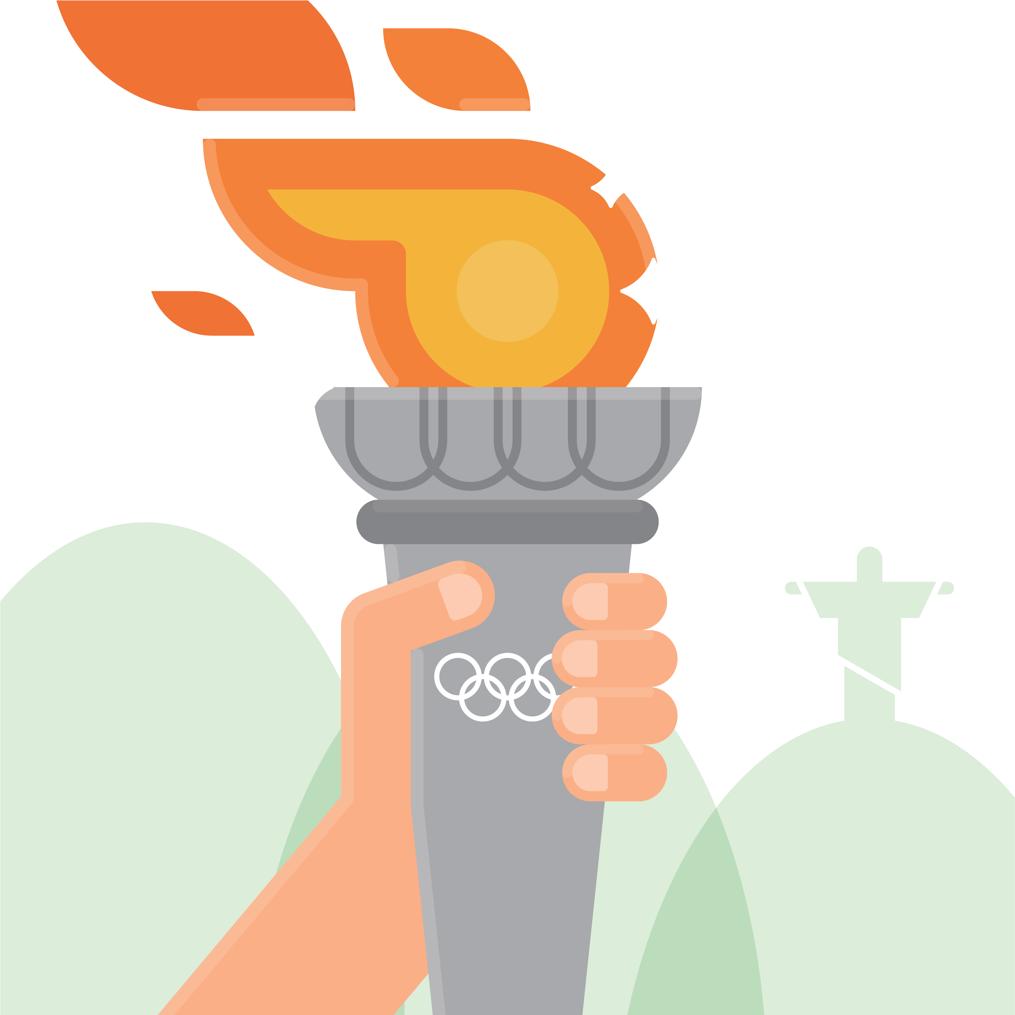 Summer Template Brazil Olympic Transprent Png Ⓒ - Illustration (3725x3471), Png Download