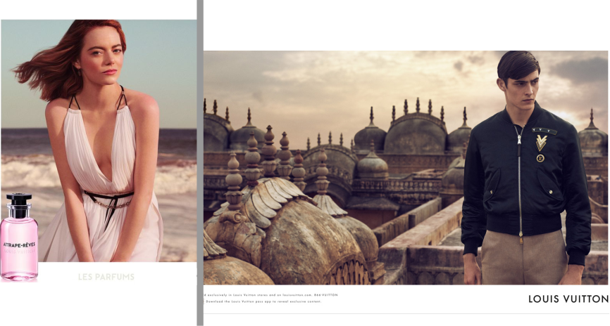 Emma Stone Louis Vuitton Parfum (866x464), Png Download
