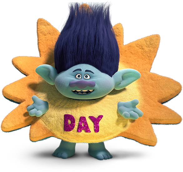 Share - Trolls Holiday Special (586x549), Png Download