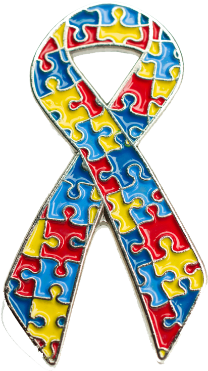Autism Awareness Ribbon (1000x1000), Png Download