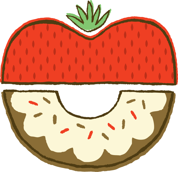 Donut Clipart , Png Download - Half Donut Png (747x722), Png Download