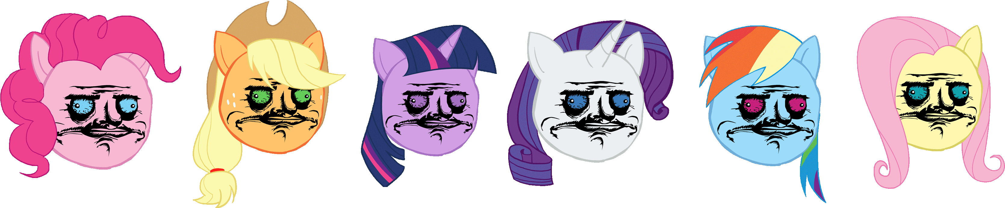 Me Gusta Mlp - Me Gusta (3384x699), Png Download