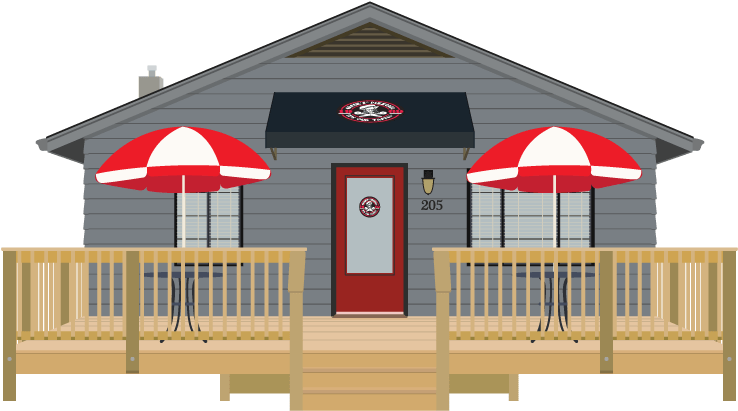 Storefront Vector Pizza - Shed (847x450), Png Download
