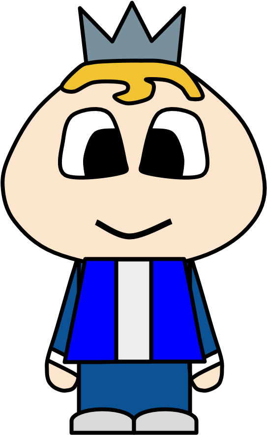 Prince, Crown, Big Eyes, Cartoon Person - Stitches Cartoon (816x1056), Png Download