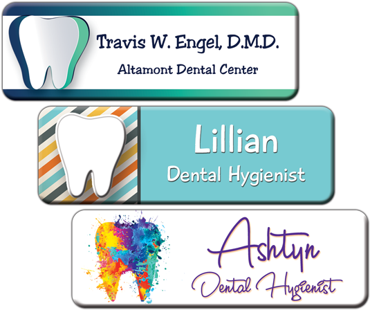 Rectangular Nametags (580x640), Png Download