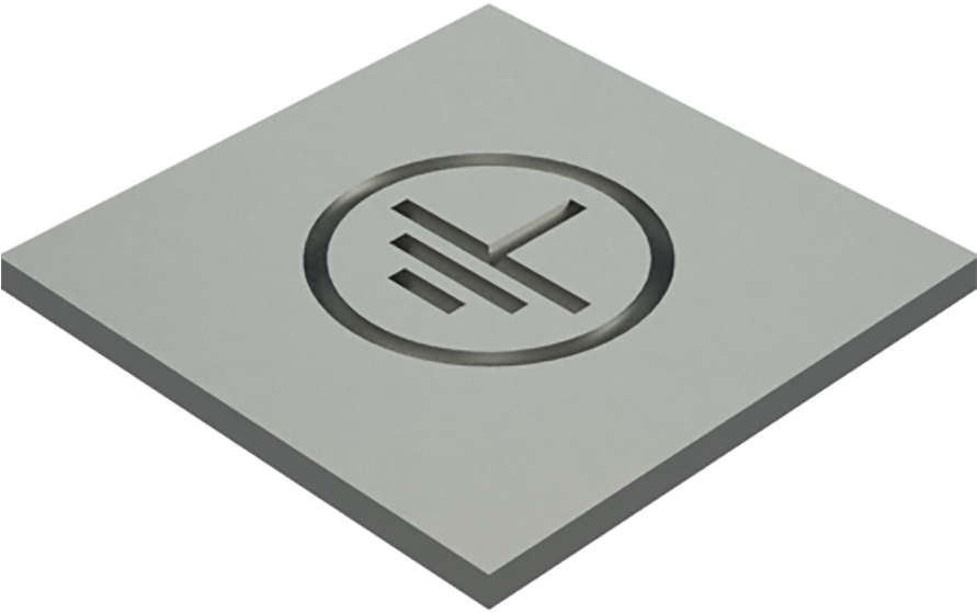 Ground Symbol - Circle (890x890), Png Download